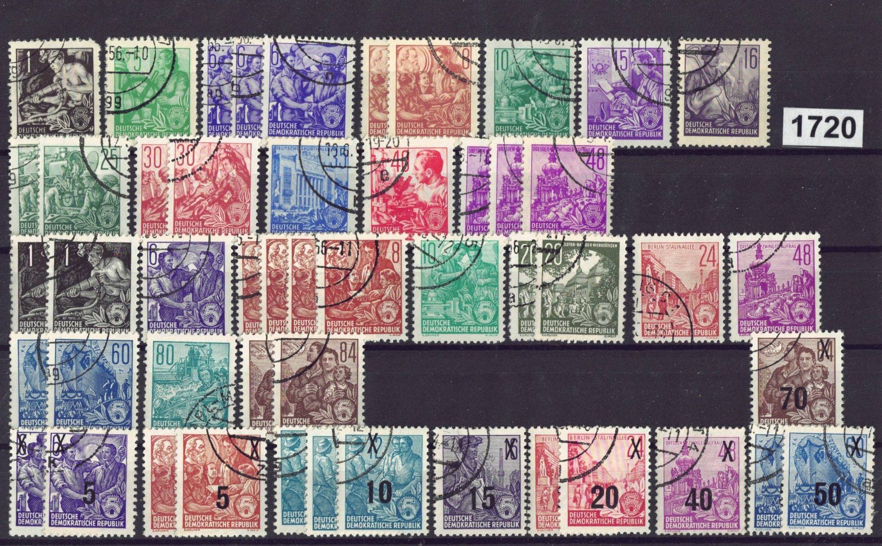 Tutti i francobolli: DDR Fünfjahresplan – Usato da Courtepin venduto da ema_dy29