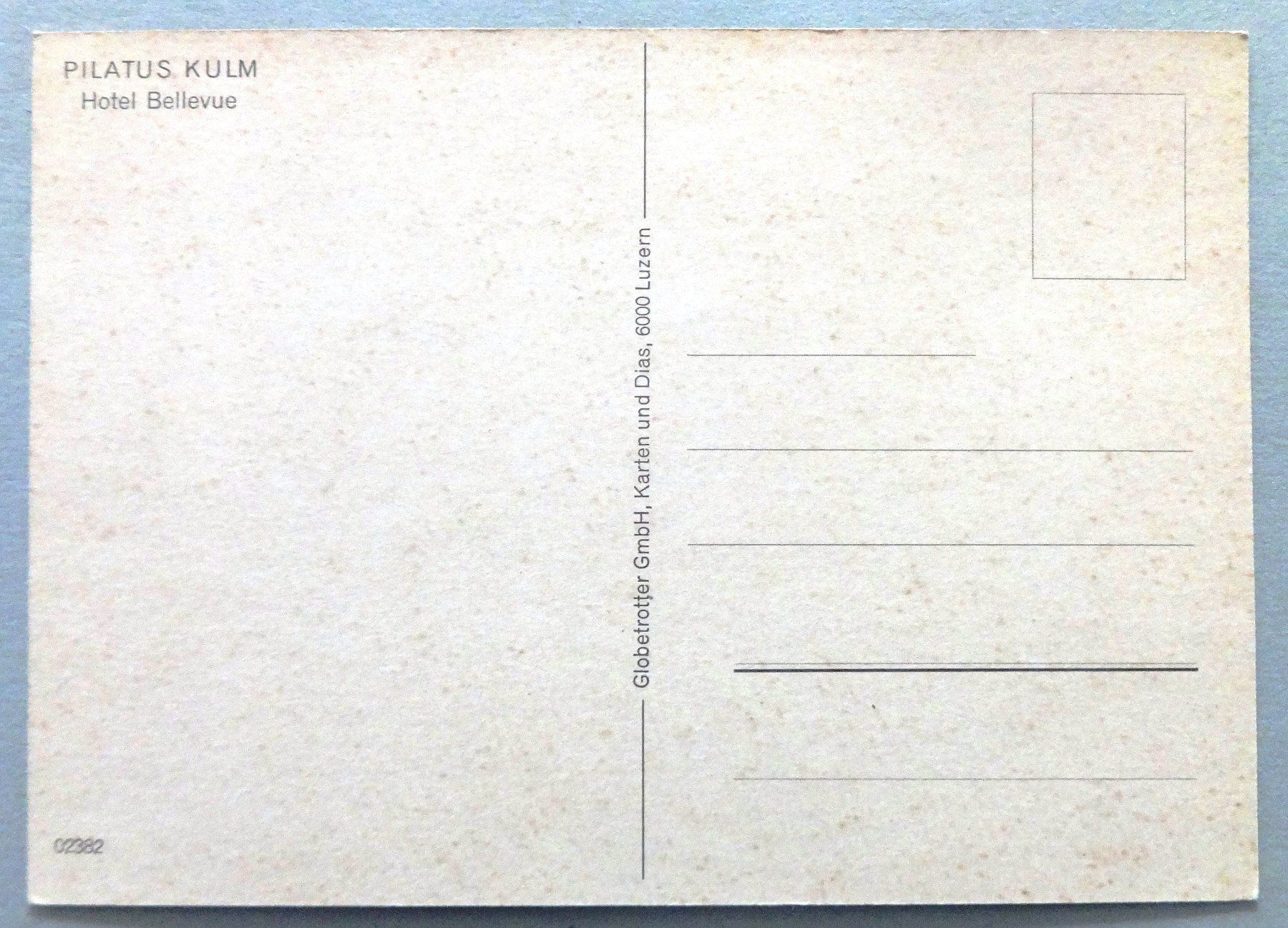 Cartoline postali: Pilatus Kulm - Hotel Bellevue – Usato da Fétigny venduto da Billy2miny 1