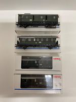 Märklin H0, 4316 und drei 4313 DB Wagen, OVP, Top Neuwertig