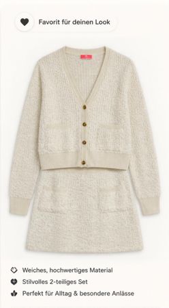 Elisabetta Franchi Strick-Set, Gr. XS, NEUPREIS 500.-