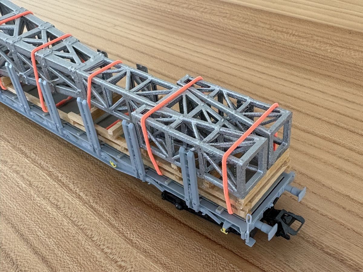 Märklin Modellini di ferrovie: Ladegut: Gondel-Mast – Nuovo (secondo la descrizione) da Zuzwil SG venduto da Zibu-3 3