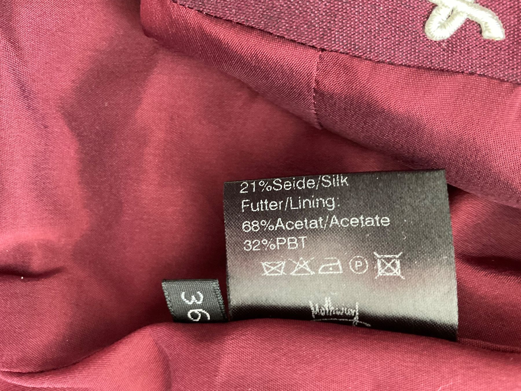 Jacken: Mothwurf edle Jacke Blazer Gr 36 Bordeaux NEU – Neu (gemäss Beschreibung) aus Urdorf von alda02 8