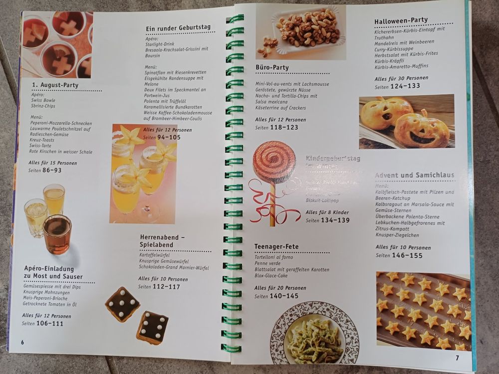 Bücher: Kochbuch / Rezepte 'Party-Time' v. SAISON-KÜCHE – Gebraucht aus Entlebuch von Waldschratt65 3