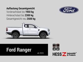 Auflastung Gesamtgewicht 3500 kg für Ford Ranger ab 2023