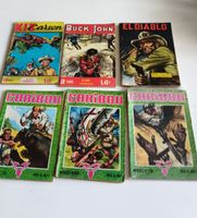 Lot de 6 BD western ancienne  Carson, Buck John, El Diablo