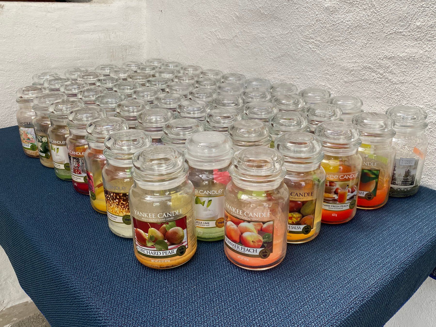 Yankee Candle Candele: Yankee Candle Large Jar Gläser - Duftproben - Diverse Düfte – Usato da Langwiesen venduto da rtWebshop 1