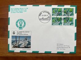 1990 24. Alpine-Ballonpost  ViererblockNr. 783   (G2966)