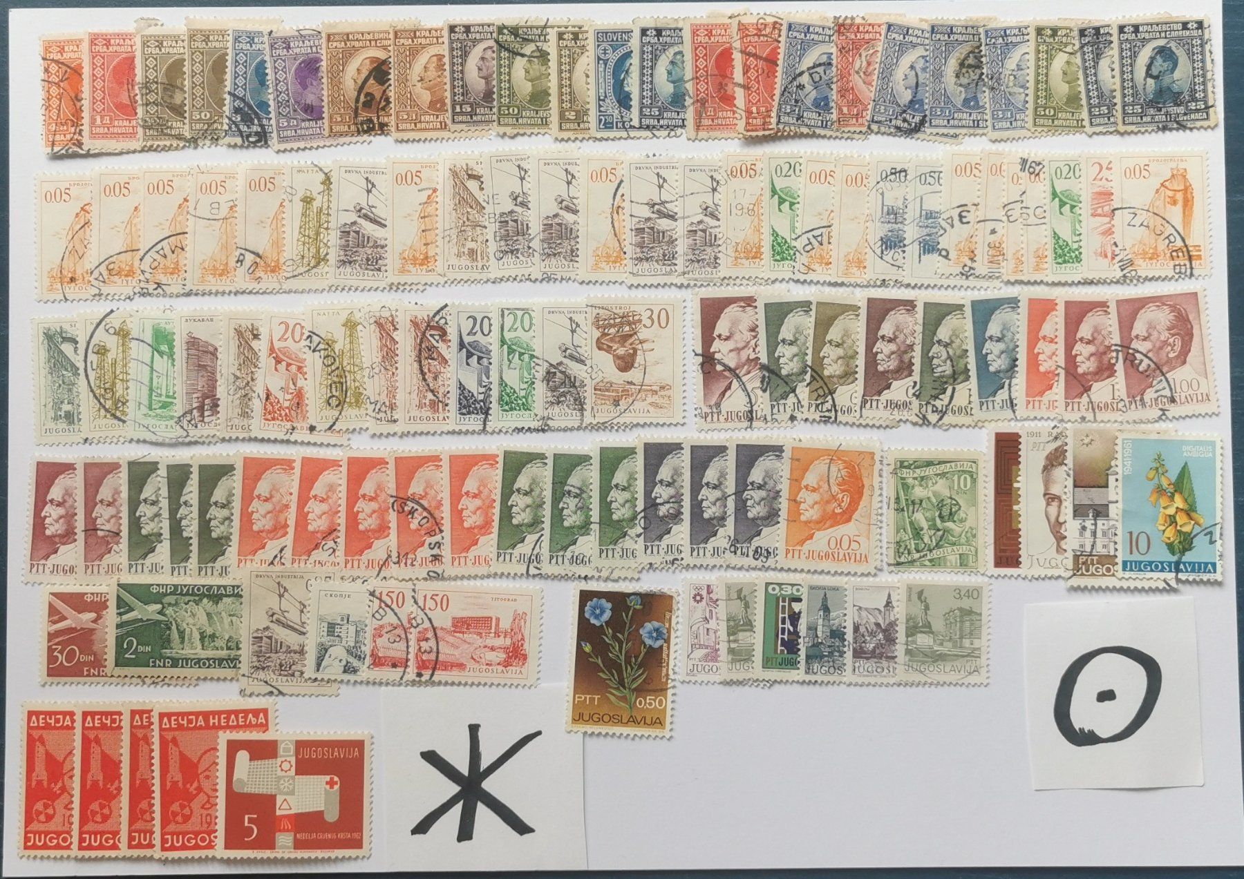 Tous les timbres: Jugoslawien ab 1920 – D'occasion à Aadorf par Chnorli-Furz