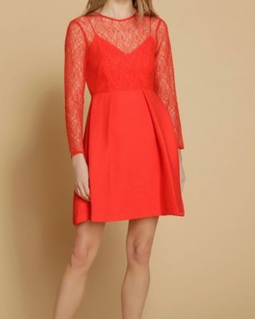 Sandro Kleid rot, NEU, Größe 36 (FR) / 34 (CH)