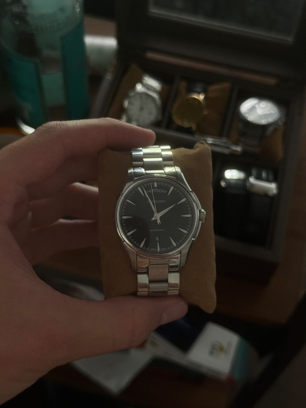 Hamilton Uhren: Hamilton Jazzmaster Day Date Auto Black (Ref H32505131) – Gebraucht aus Winterthur von Watchuser101 2