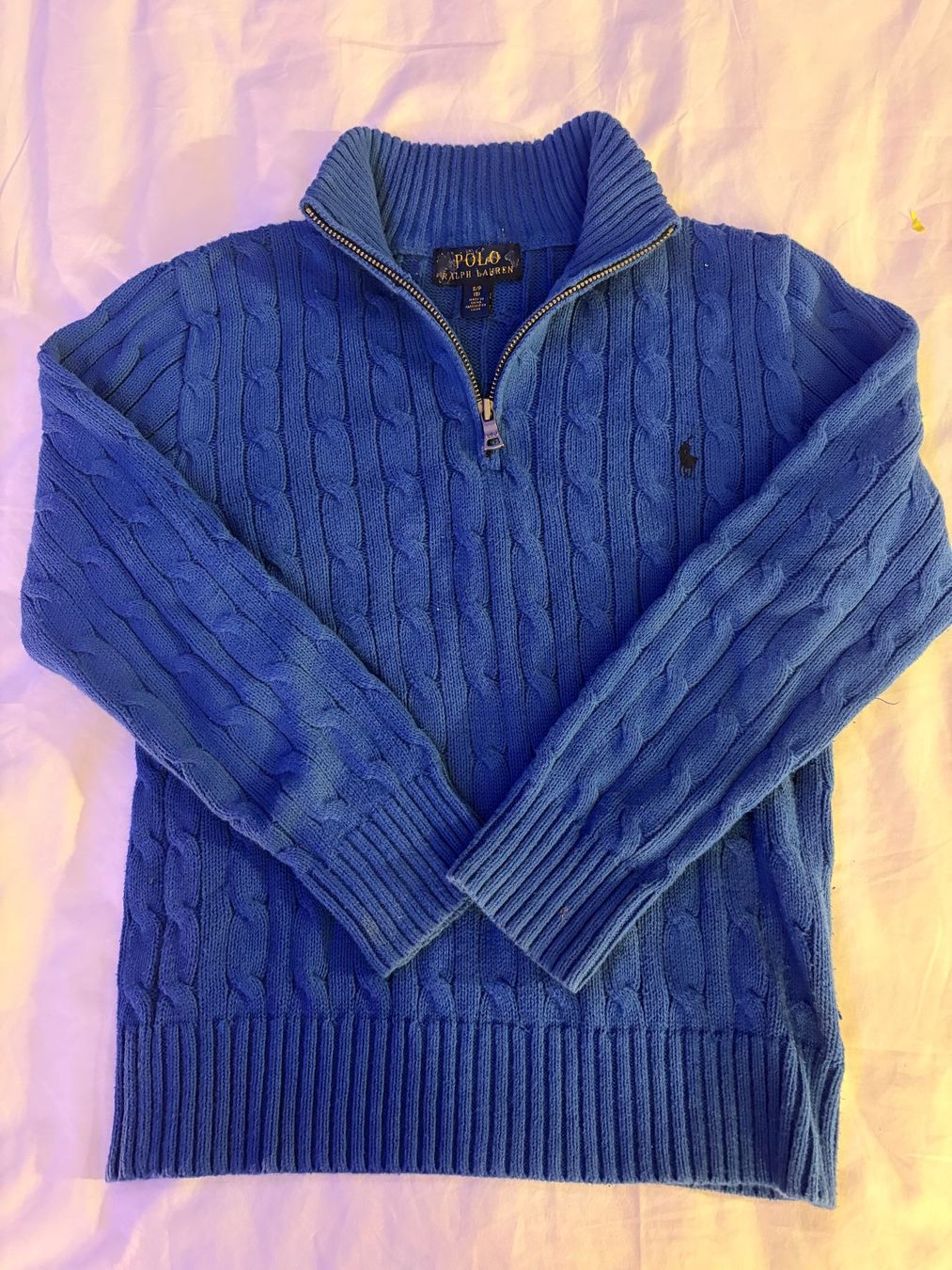 Polo Ralph Lauren Pullover & Sweatshirts: Pull Ralph Lauren torsadé taille 8 ans – Gebraucht aus Cologny von Isado