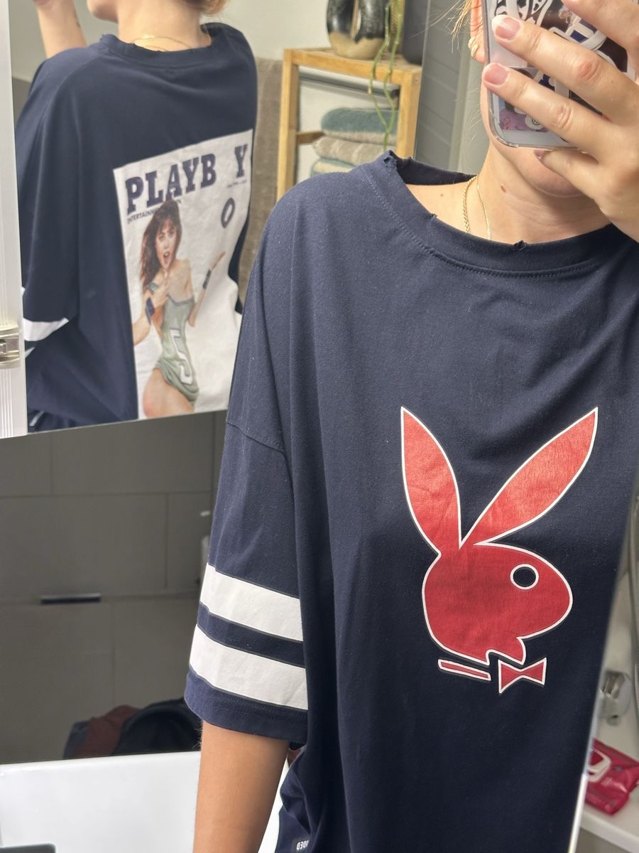 Playboy T-shirt: Playboy X Missguided Shirt 38 – Nuovo (secondo la descrizione) da Näfels venduto da Siljab