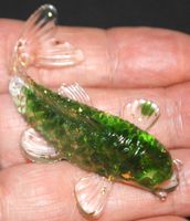 Deko Heilstein L-8768 – Goldfisch Harz Aventurin-farbig Feng
