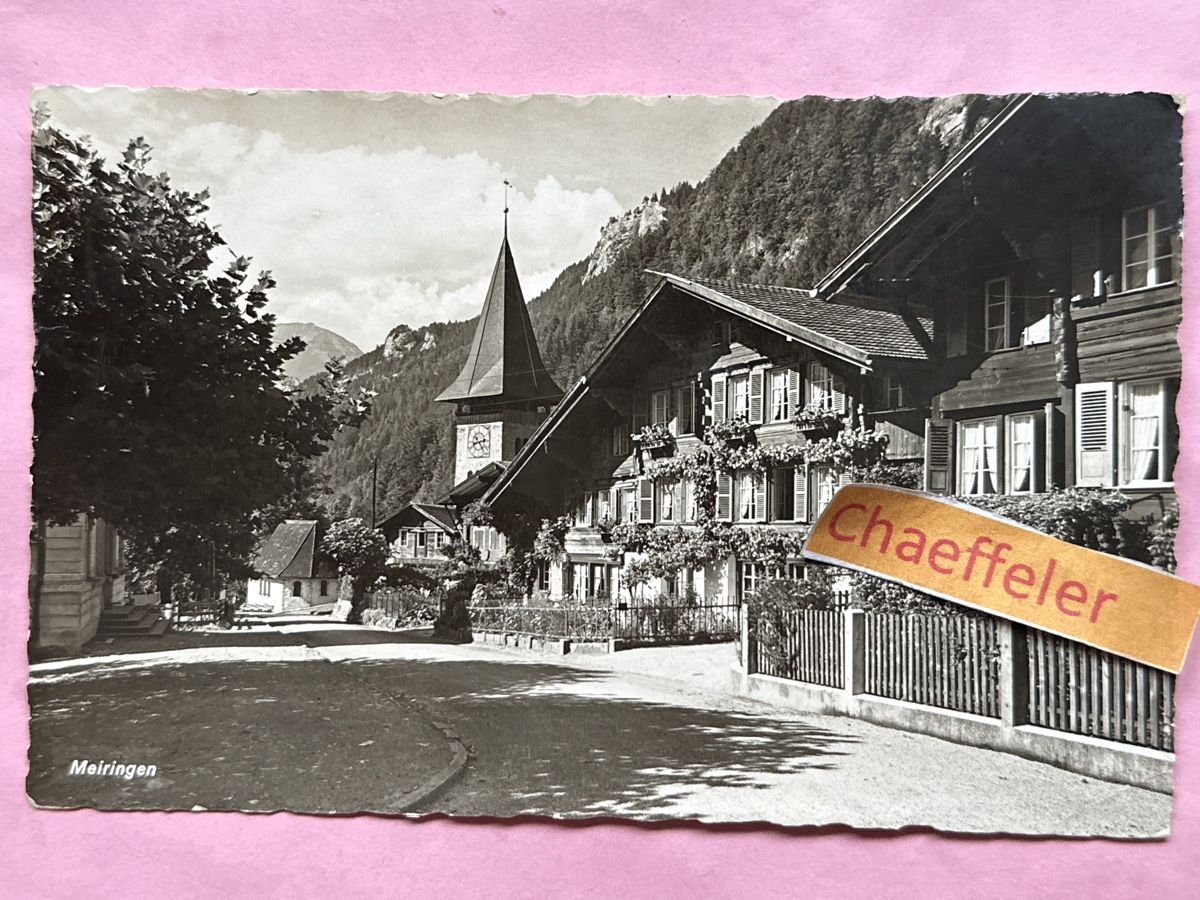 Ansichtskarten: 1942 Meiringen – Gebraucht aus Zürich von Chaeffeler
