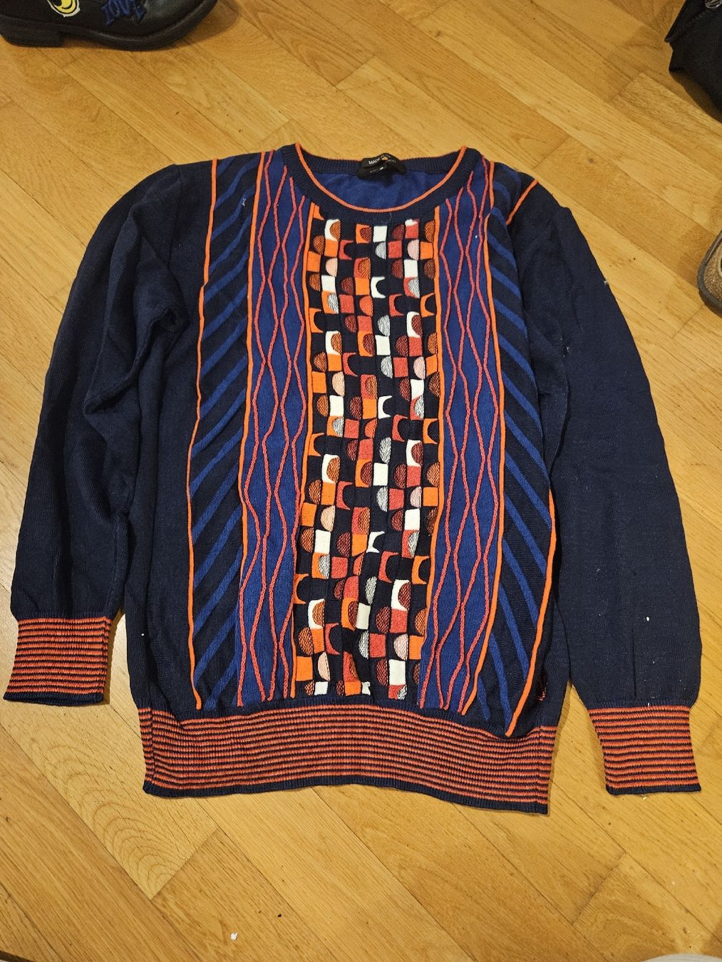 Carlo Colucci Maglioni & Felpe: Carlo Colucci Pullover Gr. S/M gestreift blau rot – Usato da Bern venduto da RCAG