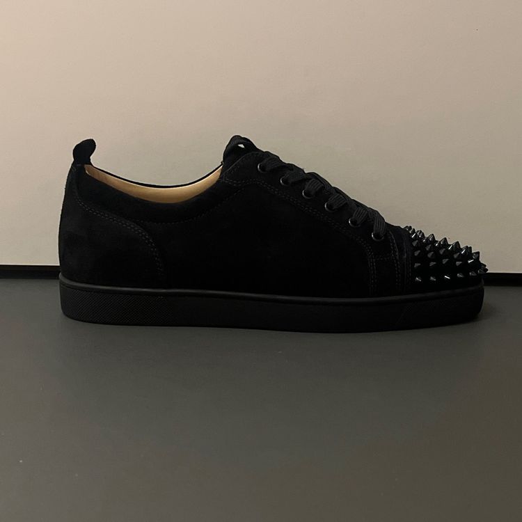 Christian Louboutin Louis Junior Spikes Flat Veau Velours 45