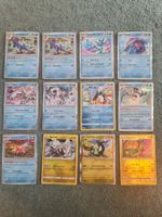 12 Pokémon Holo Karten mit Stern verschiedene Typen