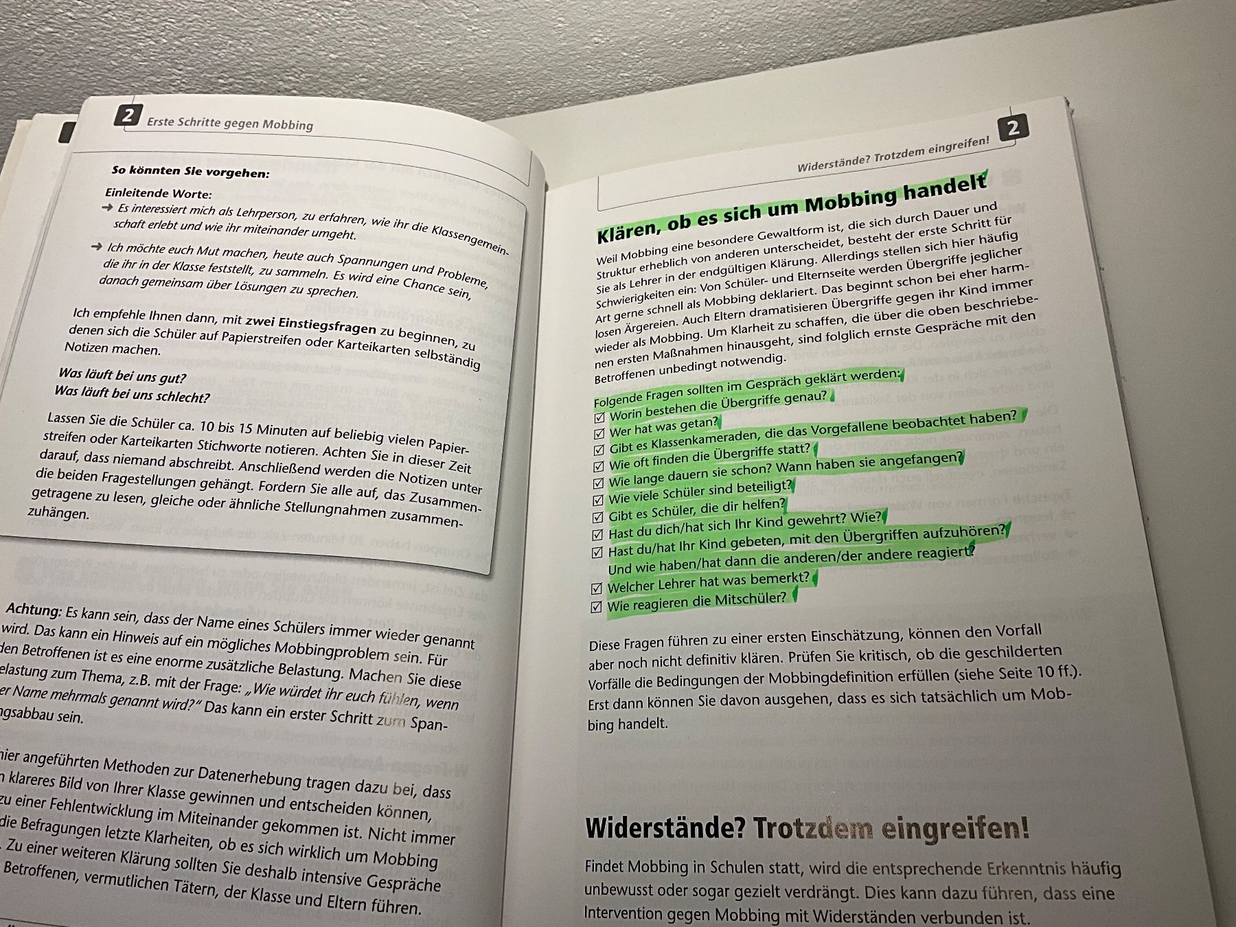 Libri: 📖 Schnelles Eingreifen bei Mobbing – Usato da Vaduz venduto da NotNeeded 5