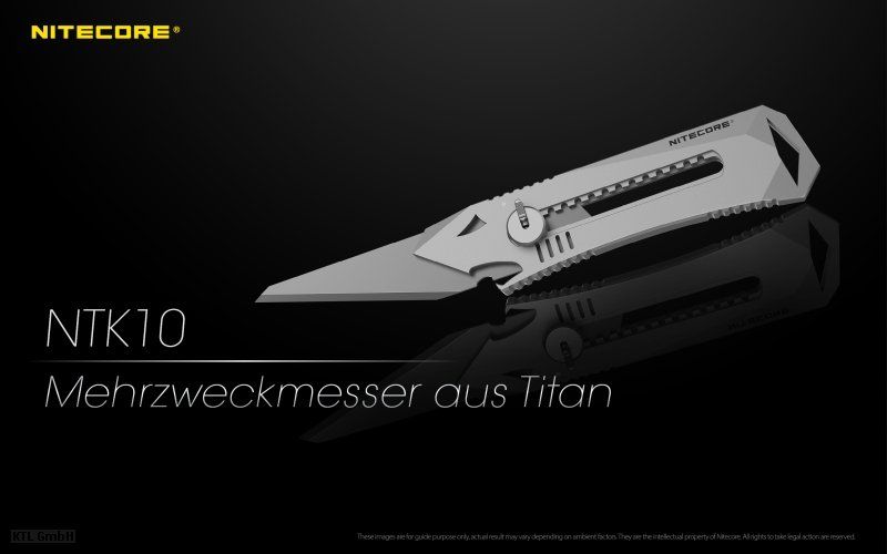 Zubehör: NiteCore Titan Mehrzweck-Messer NTK10 – Neu und originalverpackt aus Grüningen von Prolumin 1