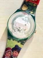 Swatch Schneeballuhr, Limitierte Weihnachtsedition, SuBer...