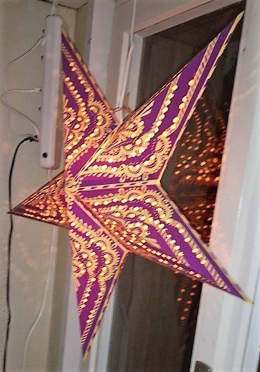 Lampade: Papier Stern 90 cm. – Nuovo (secondo la descrizione) da Lutzenberg venduto da Truhe 4
