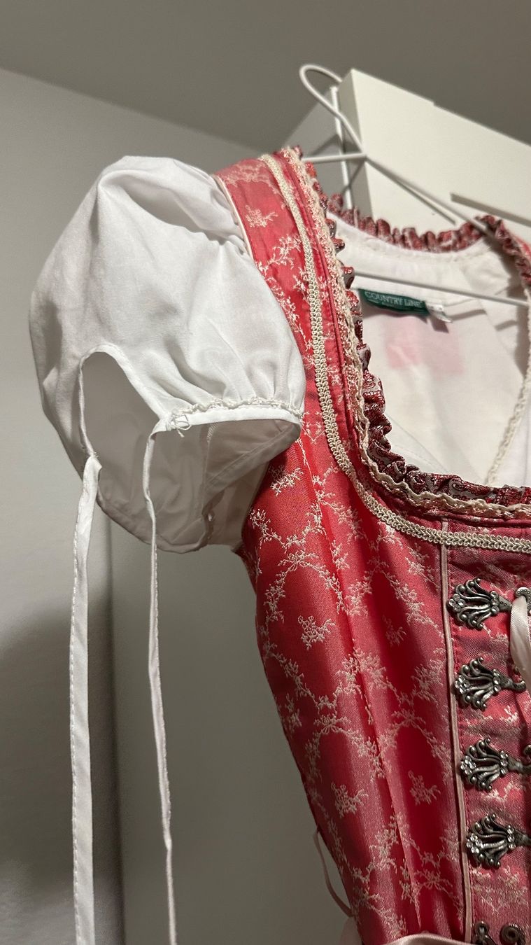 Krüger Robes: Krüger Dirndl Rosa mit Bluse, Gr 34 – D'occasion à Frick par Lari2000 3