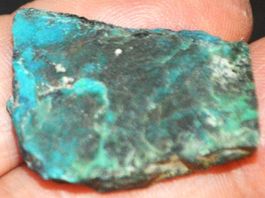 Mineralien L-9015 – Azurit Scheibe roh 40.00 Karat 1 Stück