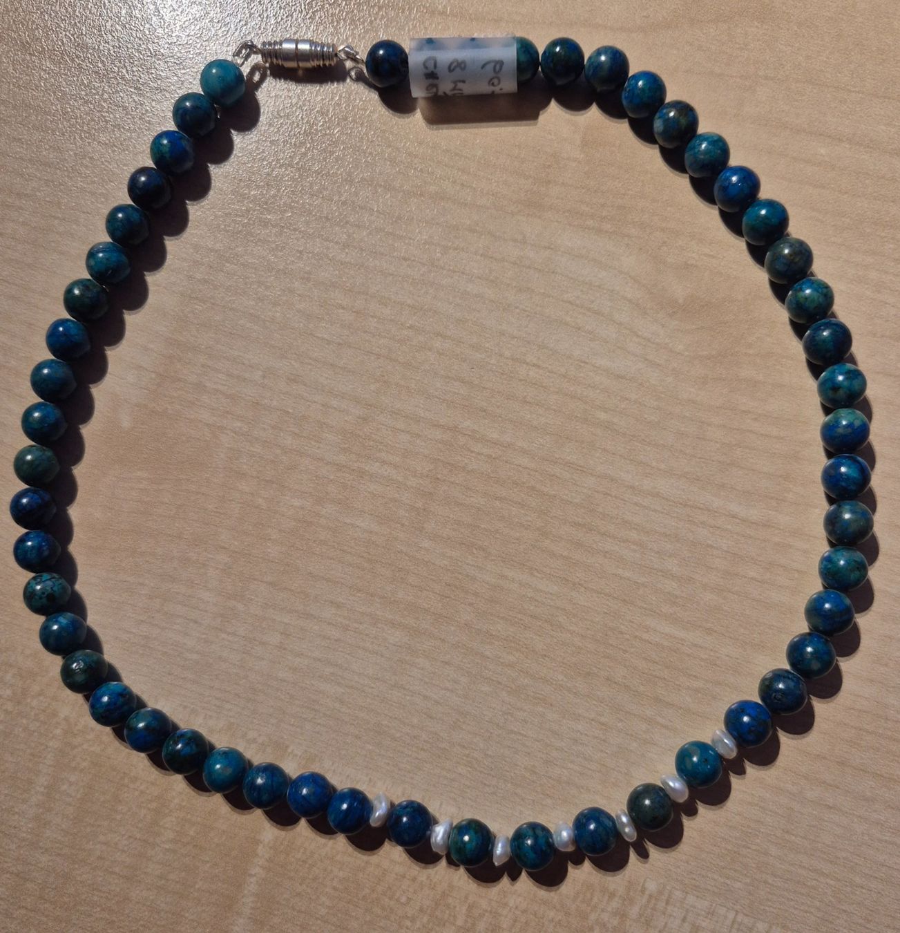 Catenine: Halskette mit Chrysopras, handgemacht – Usato da Thun venduto da tinu2031