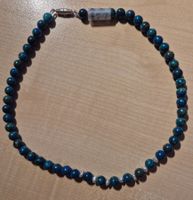 Halskette mit Chrysopras, handgemacht
