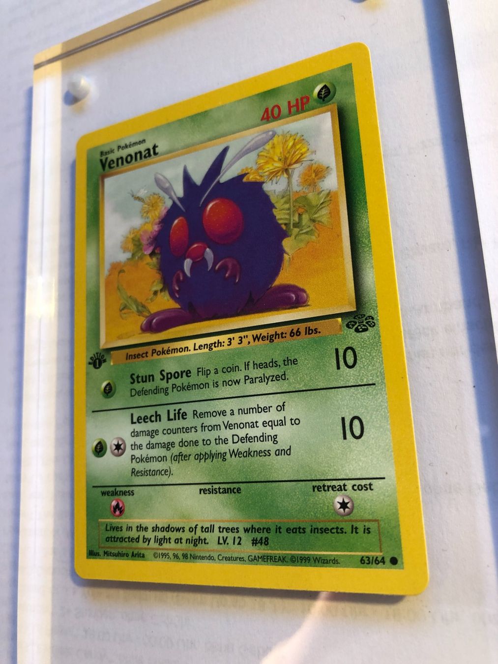 Sammelbilder & Trading cards: Venonat 1st Jungle - MINT - ab 1.- – Gebraucht aus Giubiasco von dan_pr8b 2