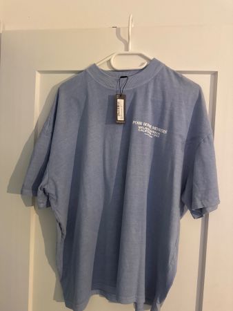 Oversize T-Shirt Blau/Grau – Neu mit Etikett