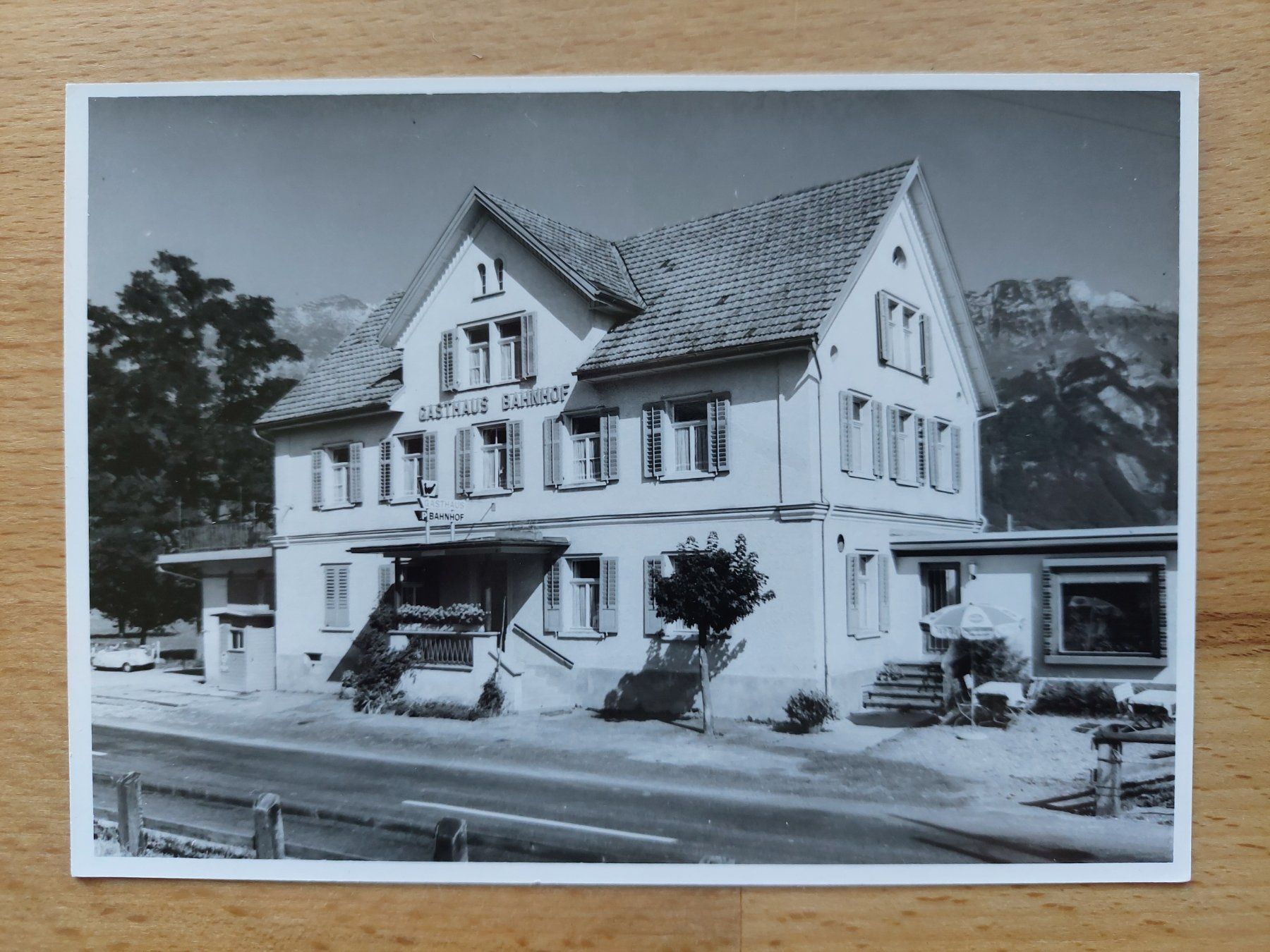 Cartoline postali: AK Gasthaus Bahnhof – Usato da Obfelden venduto da Foto_Bild_Kunst_Buch