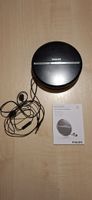Tragbarer CD-Player Philips schwarz mit Kopfhörer gebraucht