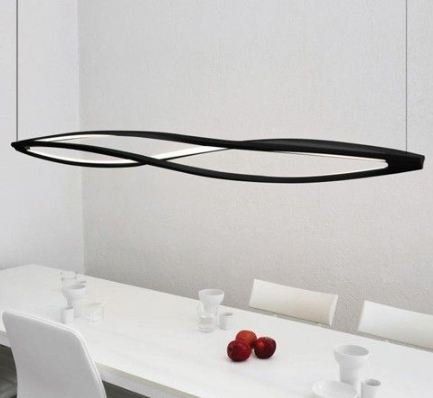 Lampade: Nemo Pendelleuchte in the wind horizontal schwarz matt – Usato da Rothenburg venduto da Lampenoutlet 3