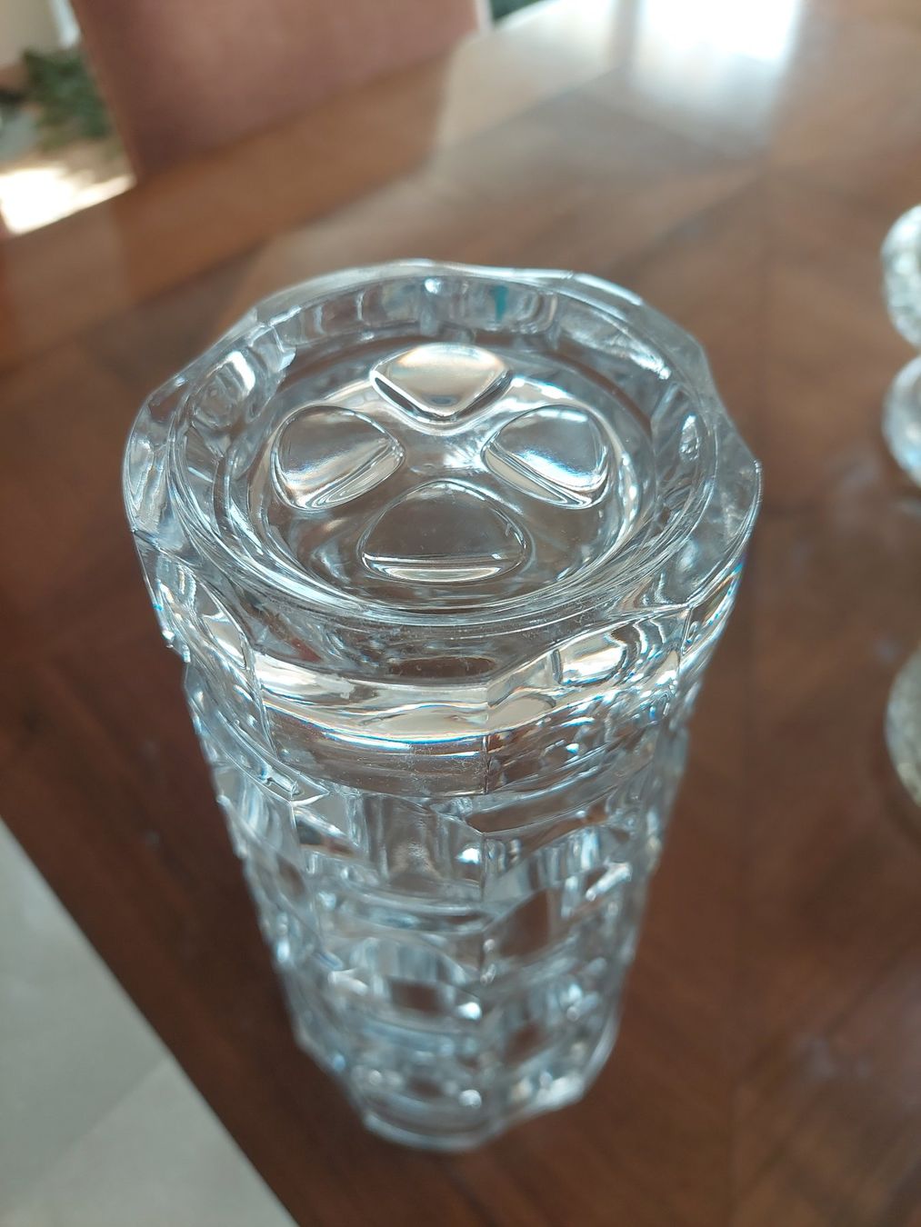 Vasi & Recipienti: Pressglas Vase 60er/70er Jahre – Usato da Hergiswil NW venduto da maiette-23.N 7