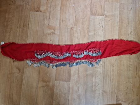 Bauchtanz-Gürtel für Kinder, rot