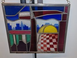 Glasscheibe Wappen