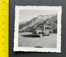 Saurer-Postauto Gurtner Worb, Parkplatz Alpen, Photo