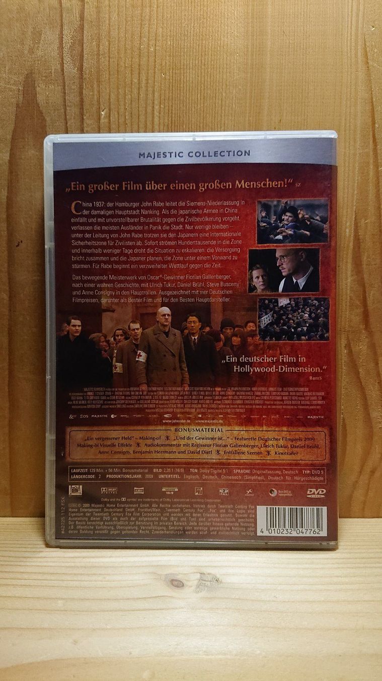 Tutti i DVDs: JOHN RABE DVD mit Daniel Brühl – Usato da Wilderswil venduto da Exebub 1