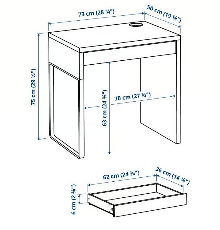 Schreibtische: Schreibtisch Ikea Micke – Gebraucht aus Fraubrunnen von Elila97 1
