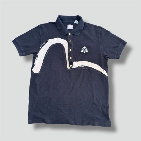 Evisu Japanese vintage 90s poloshirt streetwear t-shirt