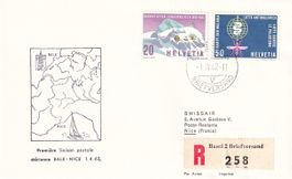 Erstflug Swissair Basel - Nizza 1962
