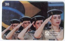 Telefonkarte "Militär". Brasilien.