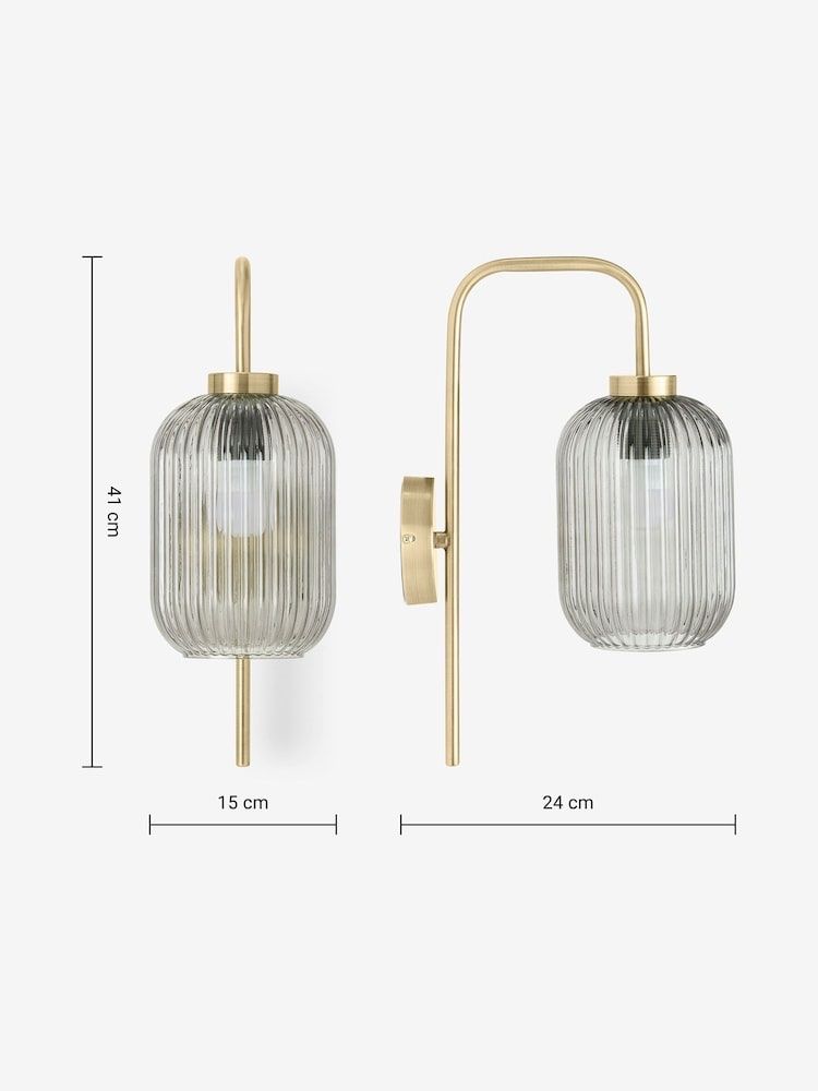 Lampade: 2 Wandlampen Grau – Usato da Fehraltorf venduto da Milanisto7 7