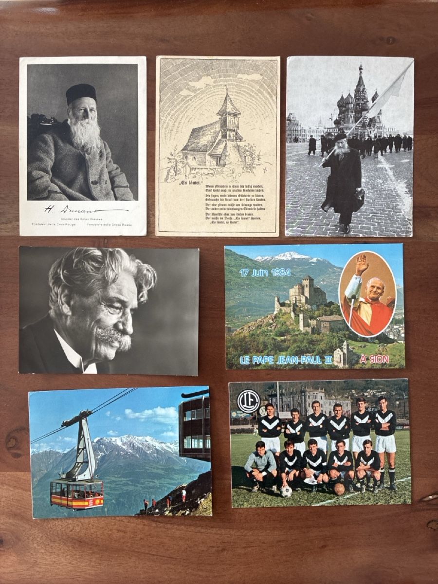Cartoline postali: 15 Ansichtskarten Schweiz ganz Spezielle im Grossformat  – Usato da Oftringen venduto da Cla.vD.74