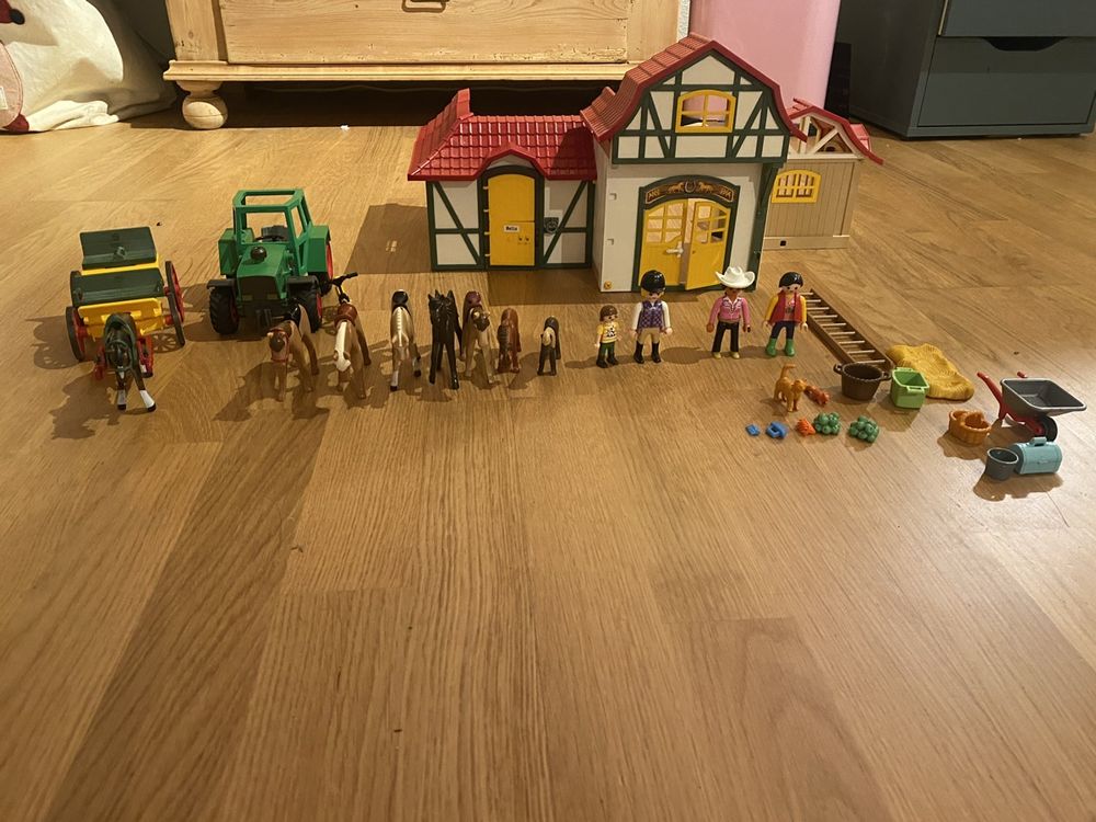 Playmobil Reiterhof mit Zubehör | Kaufen auf Ricardo