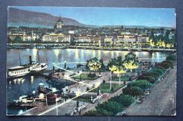 GENÈVE la Rade illuminée - Dampfschiff
