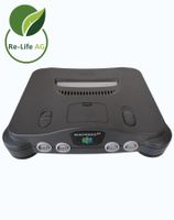 Nintendo 64 Konsole (N64) mit 2 Controllern + 2 Spielen
