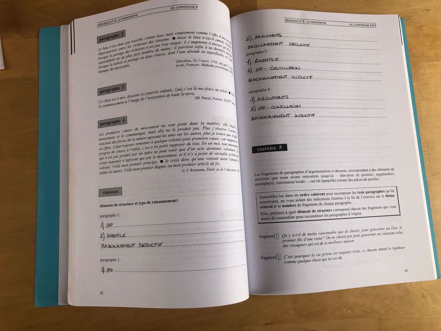 Libri: Apprentissage de la dissertation séquences 1 & 4-5-6 – Usato da St-Aubin FR venduto da Tiweety 5