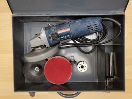 Winkelschleifer BOSCH GWS 10-125 C im Koffer Zubehör